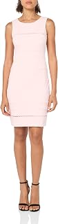 Tommy Hilfiger Women's Sleeveless Striped Scuba Crepe Sheath Mini Dress