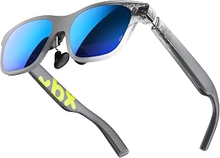 XREAL xbx a01+ AR Glasses, 147'' Big-Screen Display for Movies & Gaming | 62g Ultralight, 50°FOV, Bright 1600-nit HDR10, USB-C DP for iPhone, iPad, Android, Steam Deck, ROG & PC