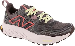 New Balance Fresh Foam X Hierro V8, Women's Hiking Shoes, Licorice Granite Red Gulf Pink, 38 EU Wide