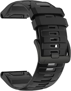 for Fenix 5/Fenix 6/Fenix 7 Band 22mm Silicone – Quickfit 22 Watch Bands for Garmin Fenix 8 47mm/Fenix 5 Plus/Fenix 6 Pro/Fenix 7 Pro Sapphire Solar/Forerunner 935– Soft Rugged Sports Strap Men