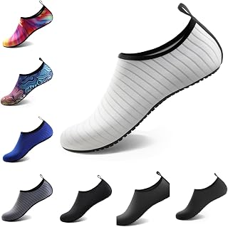 Water Shoes for Women Men Quick Dry Aqua Socks Swimming Beach Barefoot Yoga Exercise Wear Sports Accessories Pool Camping Essentials Adult Youth Sizes