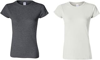 Gildan Women's Softstyle Cotton T-shirt, Style G64000L, Multipack