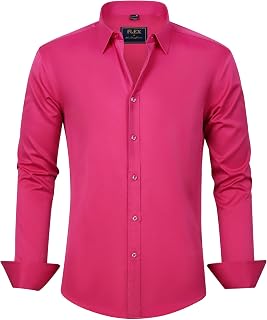 J.VER Pantalones de Pijama Button Down Shirt for Men