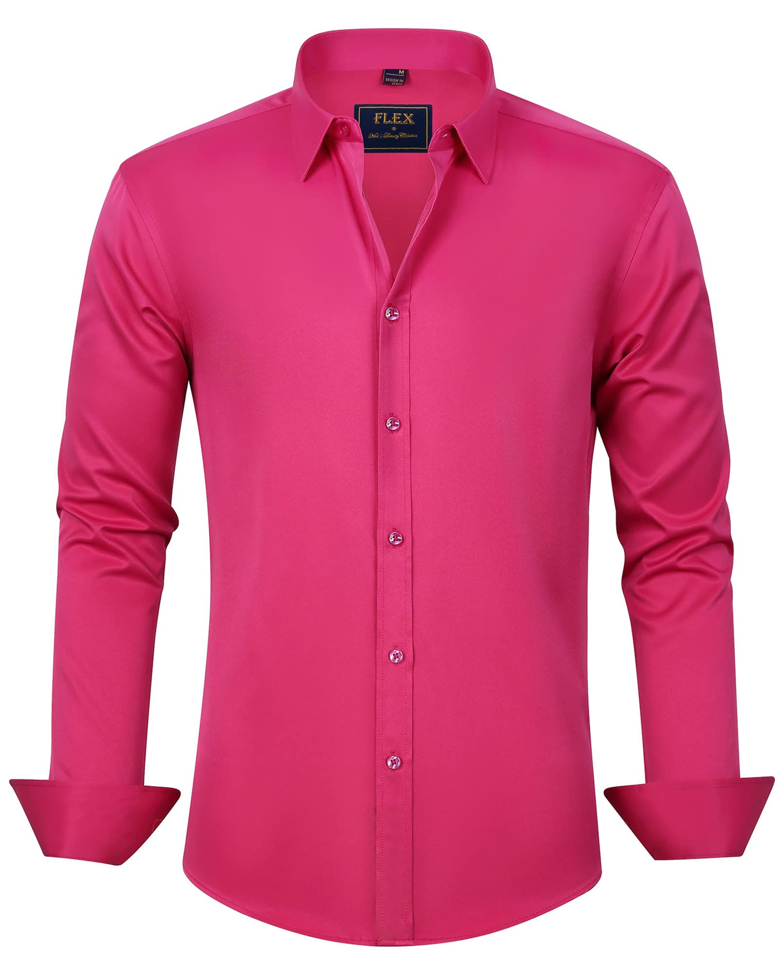 J.VER Pantalones de Pijama Button Down Shirt for Men