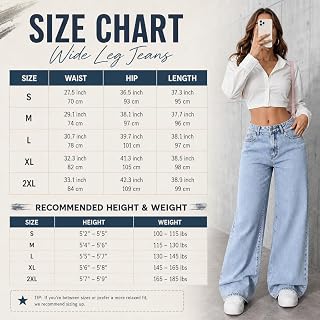 High waist jeans for women casual fit long denim pants for casual daily wear