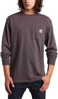 Carhartt T-Shirt with Pocket Long Sleeve and Loose Fit Men's T-Shirt