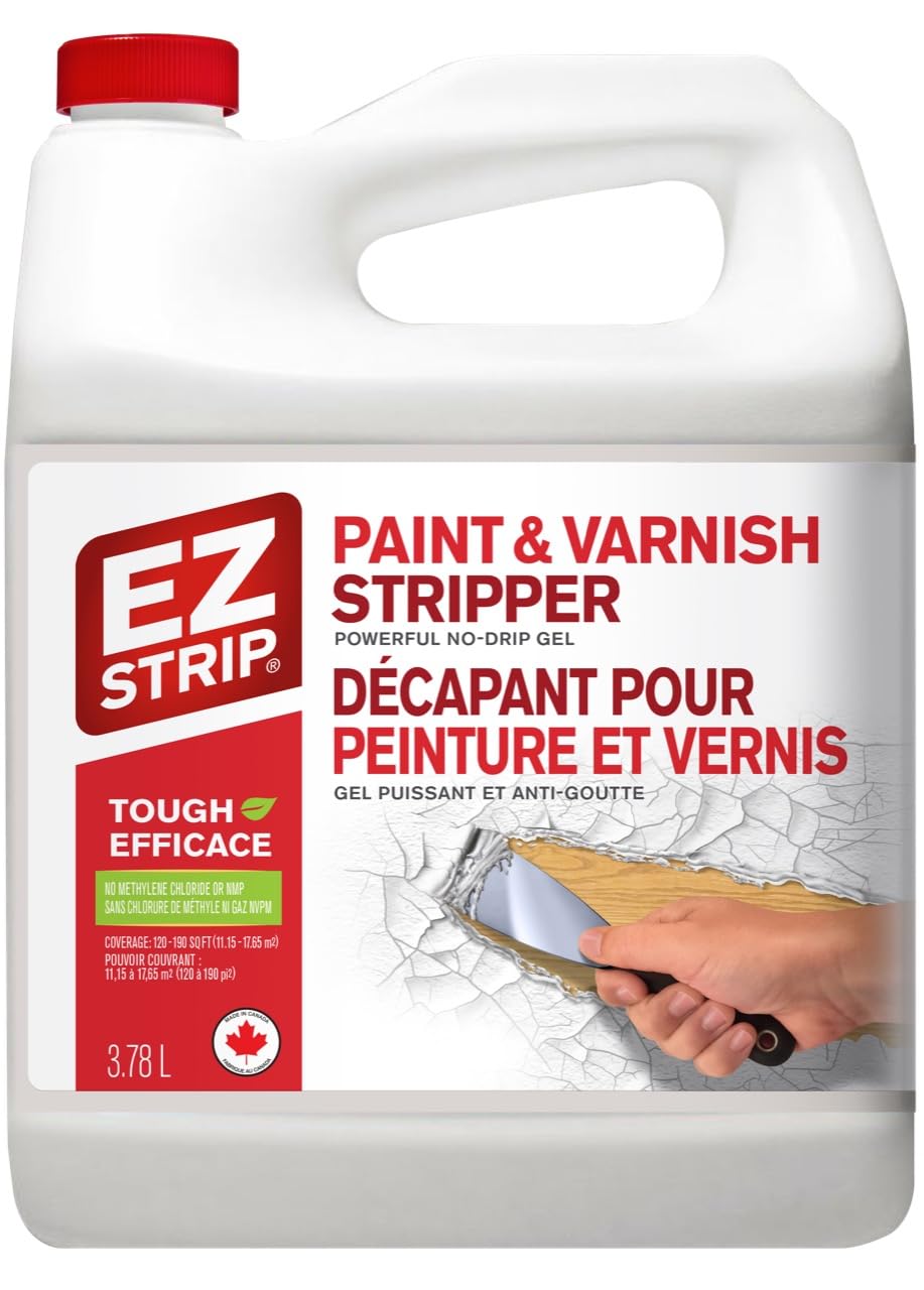 EZ Strip Professional Strength Paint and Varnish Stripper - 3.78L - Strips Paint