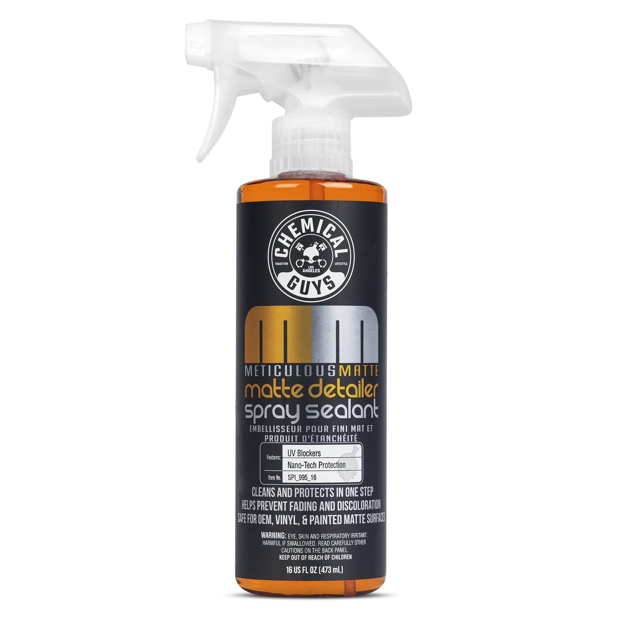Chemical Guys, Meticulous Matte & Satin Finish Detailer & Sealant, 16 oz | Quick