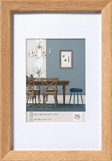 walther design Light Oak Photo Frame 18 x 24 cm with Mat Fiorito EF824E