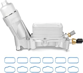 926-959 Oil Cooler Engine Oil Filter Housing Assembly, Full Aluminum Oil Cooler Kit for 3.6L 2011-2016 Jeep Grand Cherokee Wrangler, Dodge Caravan Charger Durango Journey, Chrysler 200 300 Ram 926-876