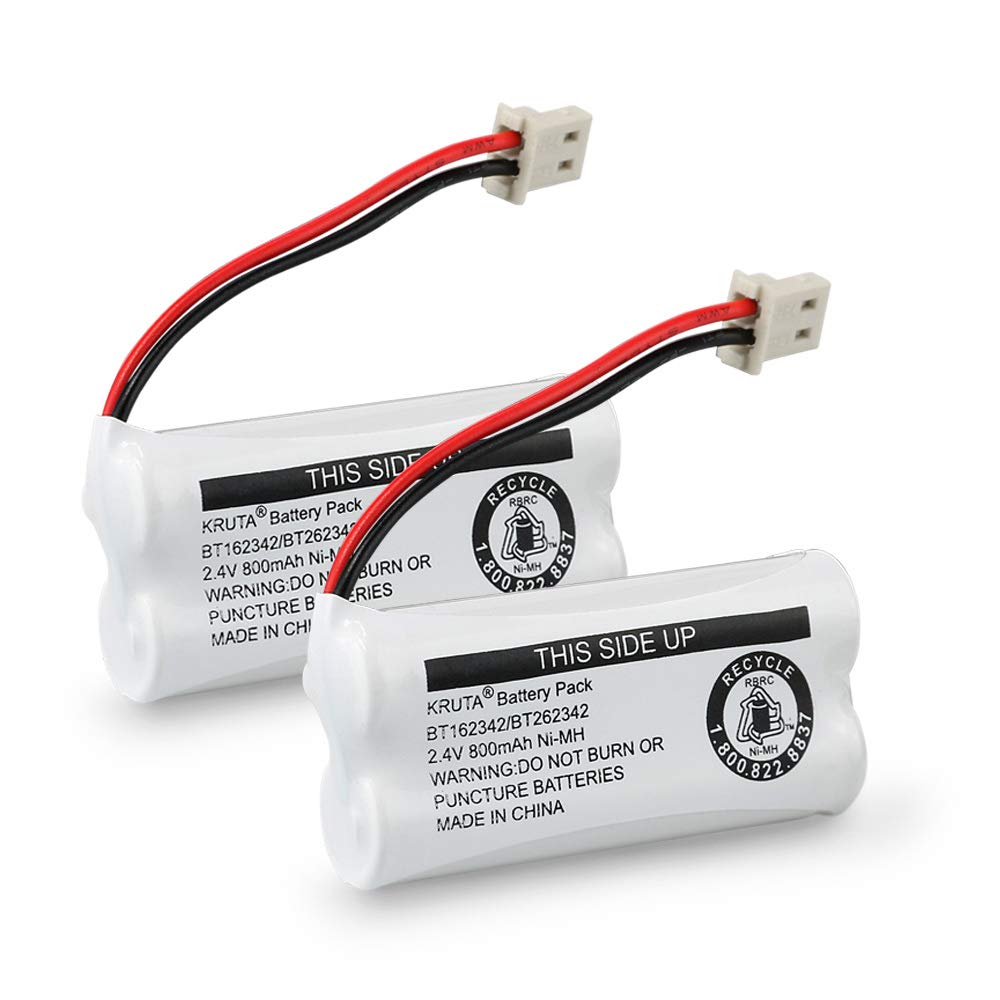 Kruta BT162342 BT262342 Cordless Phone Batteries Compatible with BT183342 BT2833