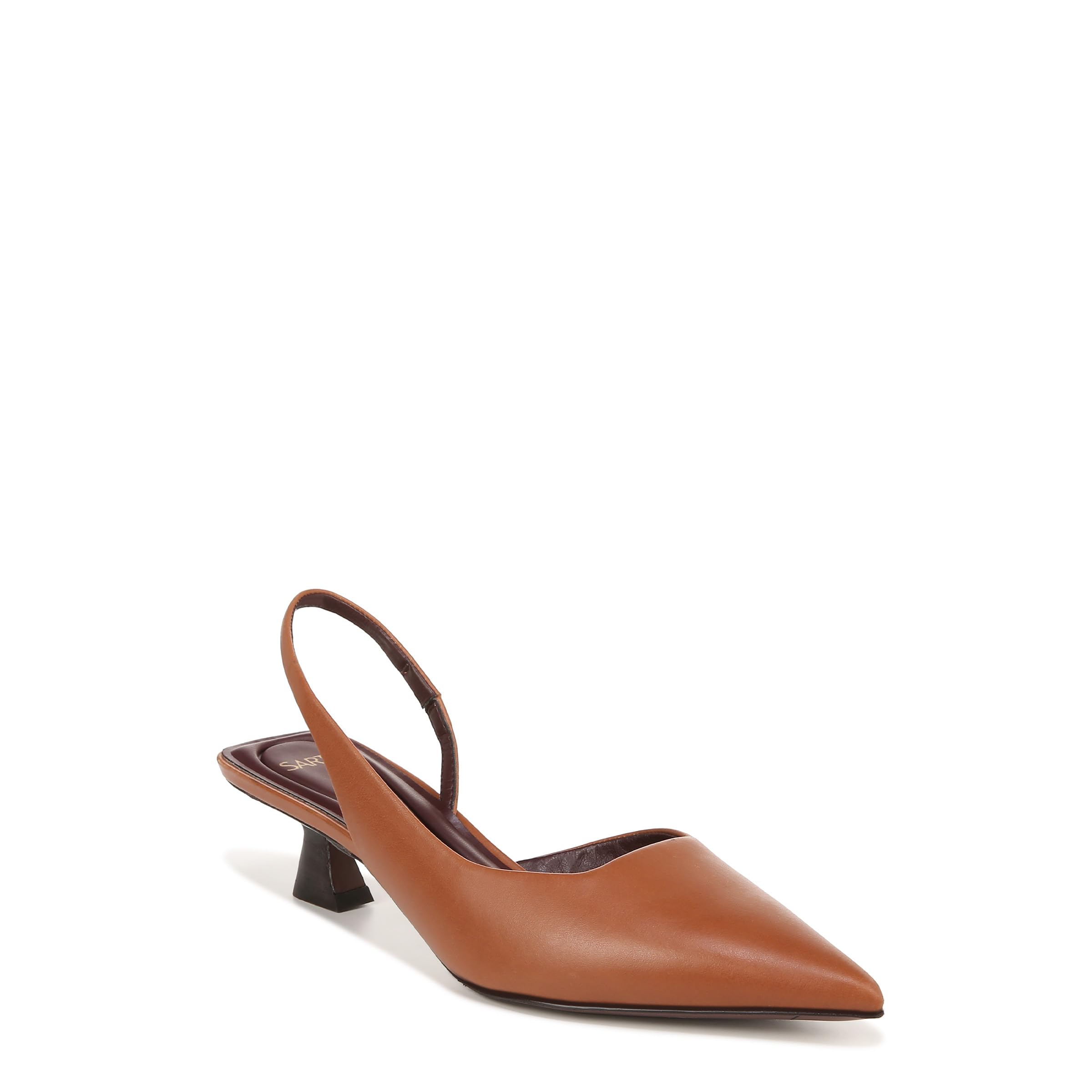 Franco Sarto Devin Women's Pointed Toe Kitten Heel Slingback Pumps