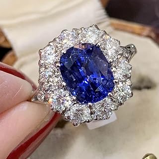 Gorgeous Oval Cubic Zirconia Rings Anniversary Party Accessories Luxury Jewelry