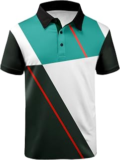 SCODI Men's Golf Polo Short Sleeve Tactical Casual Tennis Polo Shirt