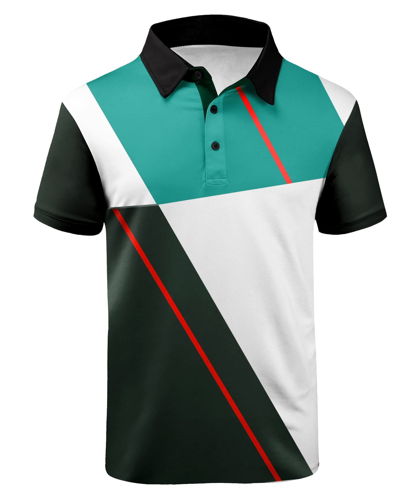 SCODI Men's Golf Polo Short Sleeve Tactical Casual Tennis Polo Shirt