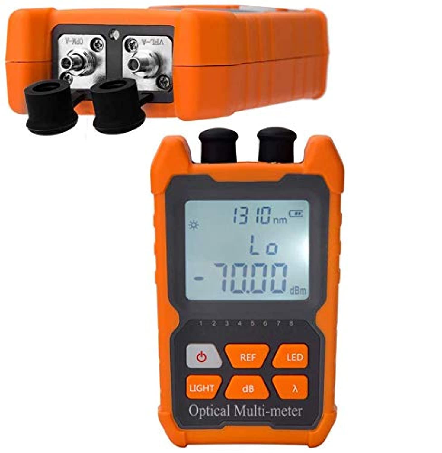 D YEDEMC Fiber Optic Cable Tester Portable Optical Fiber Power Meter FC/SC/ST Un