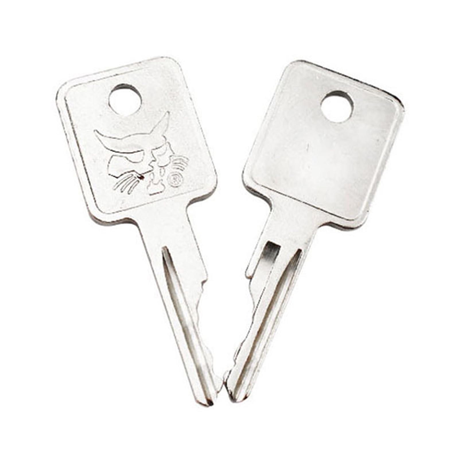 DCYQAIN 2 x Keys for Bobcat Compatible with E10 E17 E20 D250 CASE Skid STEERY 75