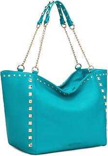 Montana West Large Tote Bag for Women Oversized Crossbody Bags with Chain Bags
