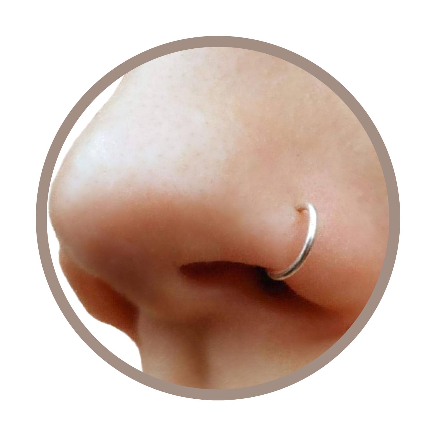 EnCharmed 925 Sterling Silver or 14k Gold Filled Fake Clip on Nose Ring | Handma