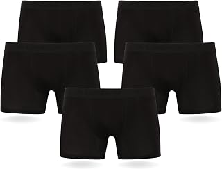 FM London 5er-Pack Herren-Boxershorts - Atmungsaktive Herrenunterwäsche für alle Gelegenheiten geeignet