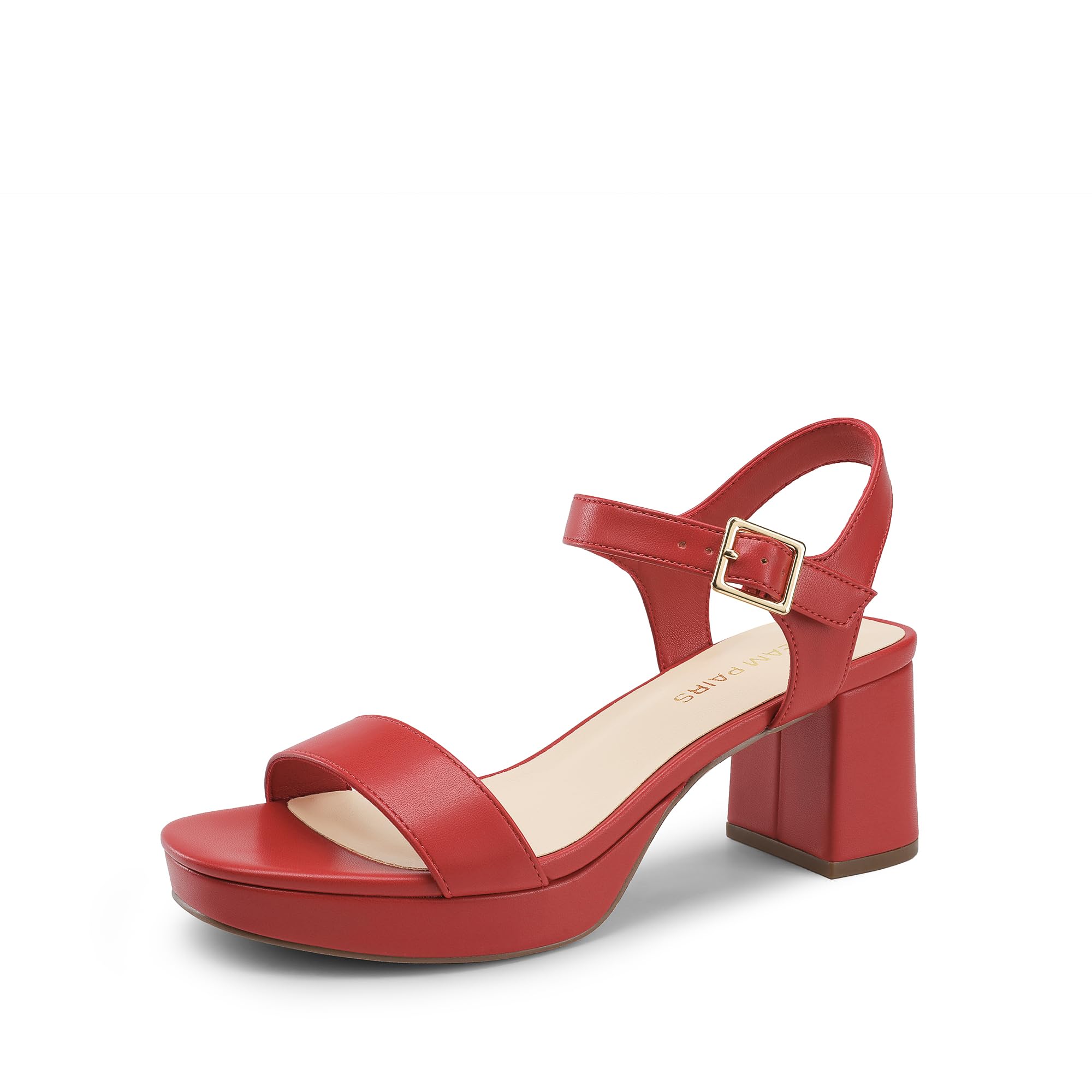 DREAM PAIRS Women's Platform Block Chunky Heels Sandals
