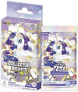 Kayou My Little Pony Friendship Eternal Cards, Moon Edition, Series 4, 3 Packs, 8 Cards/Pack