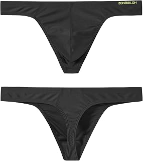 JINSHI Men's Thong Underwear Sexy Ice Silk Shiny G String Male Athletic Thong T Back For Men Bikini Briefs
