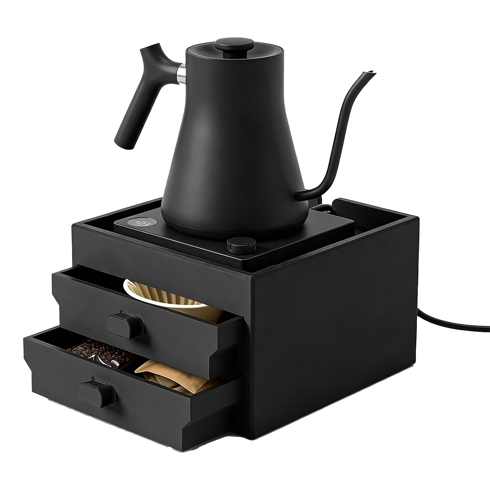 HOMFIXPRO Coffee Brewer Organizer for Fellow Stagg Kettle,Two-tier design | with