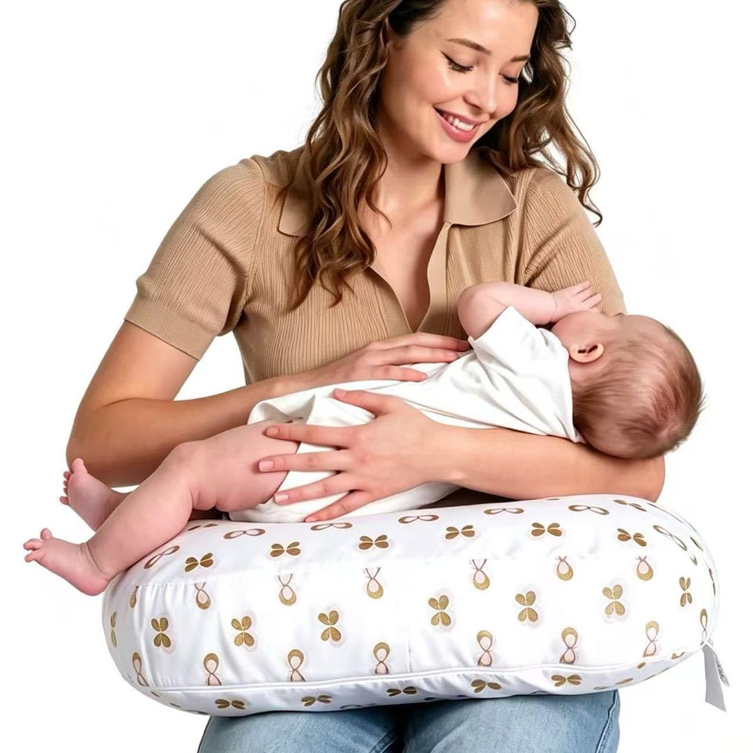Little Grape Land Nursing Pillow for Infants, Extra Firm Breastfeeding Pillows, 