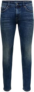 Only & Sons Men's Onswarp Grey Dcc 2051 Noos Skinny Jeans
