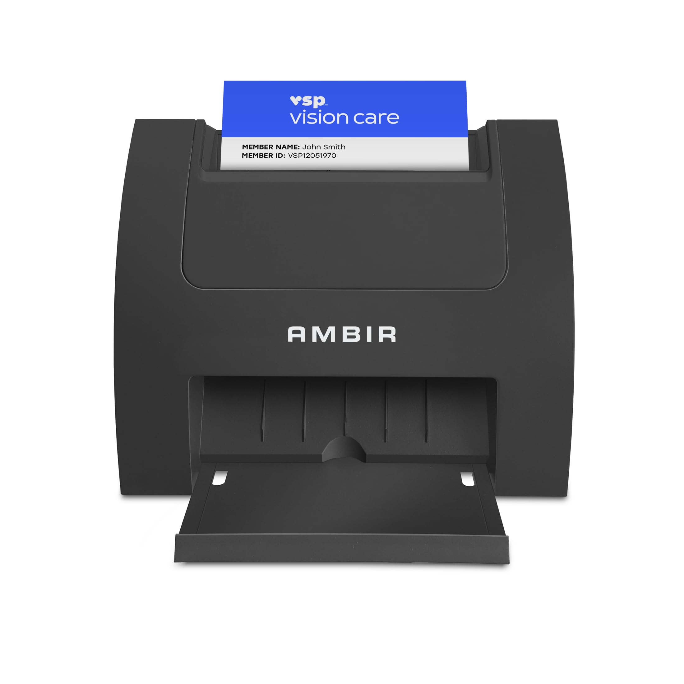 AMBIR ID Card and Business Card Scanner PS670ST-AS High Speed Single Sided Verti