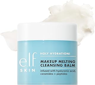 e.l.f. SKIN Holy Hydration! Makeup Melting Cleansing Balm, 2 oz | Hyaluronic Acid, Solid-to-Oil Texture, Cleanser &amp; Makeup-Removing Balm for Double-Cleanse Routine, Vegan &amp; Cruelty-Free