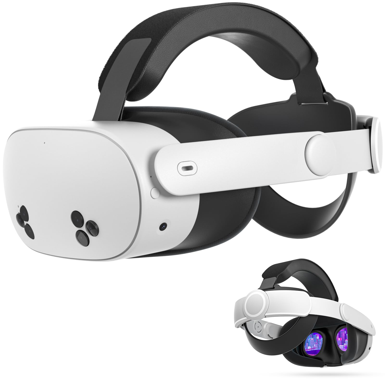 Maecker VR Headstrap for Meta Quest 3/3S Stable Elite Strap Accessories | Ergono