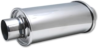Vibrant Performance 1141 2.5' Ultra Quiet Resonator, Silver