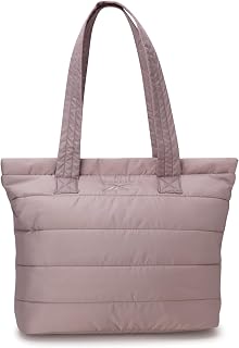Reebok Womens Quilted Puffer Tote Bag, Carry On for Work & Travel