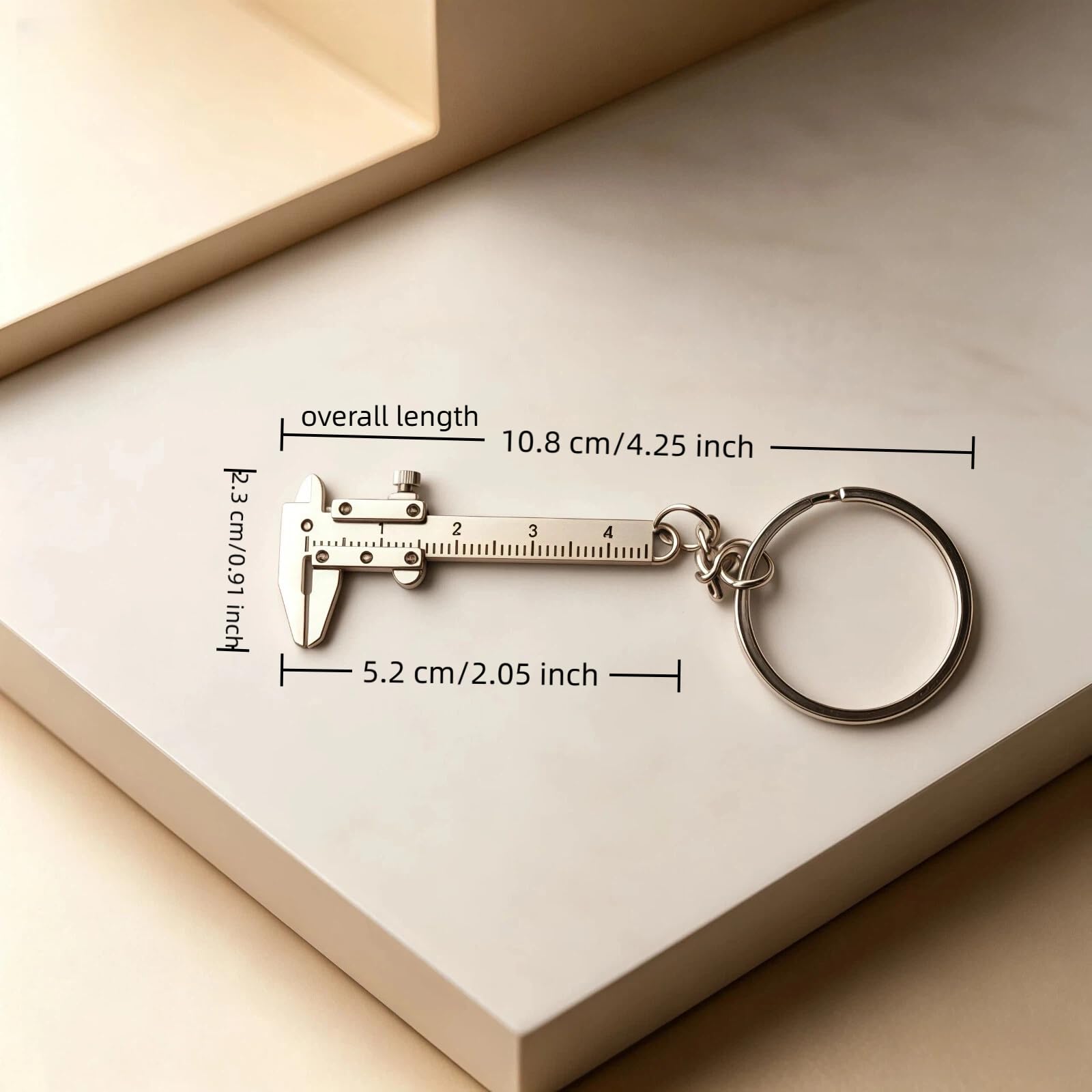 1 x Mini Portable Alloy Vernier Caliper Accurate Measuring Tool with Range 0-4cm