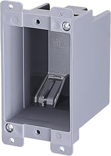 LEONLITE 14 Cubic Inch Single Gang Old Work Electrical Outlet Box