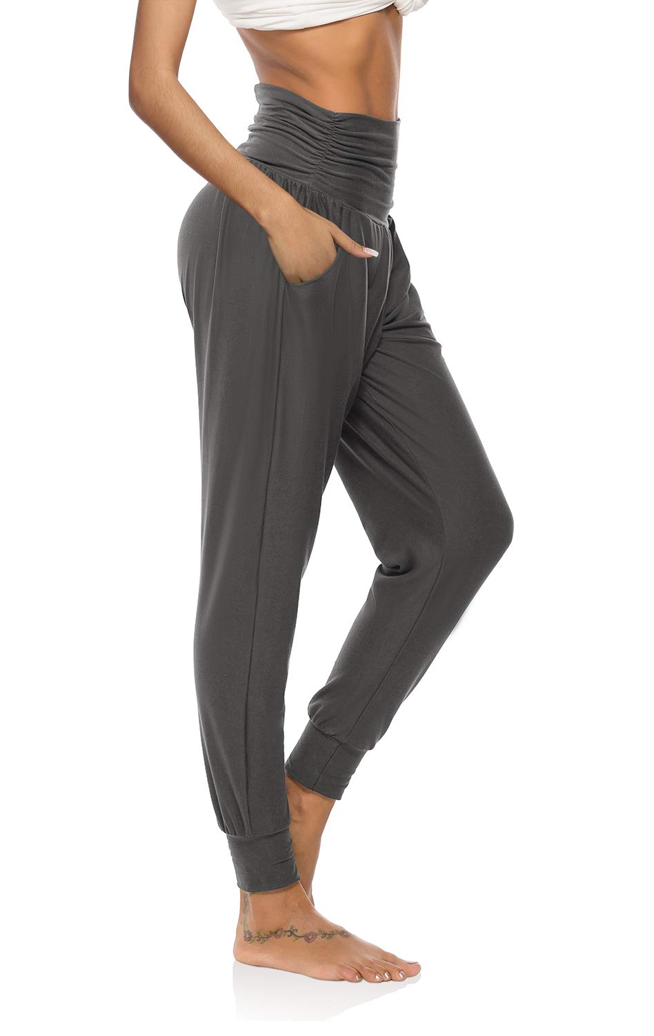 DIBAOLONG Womens Yoga Sweatpants Loose Workout Joggers Pants Comfy Lounge Pants 