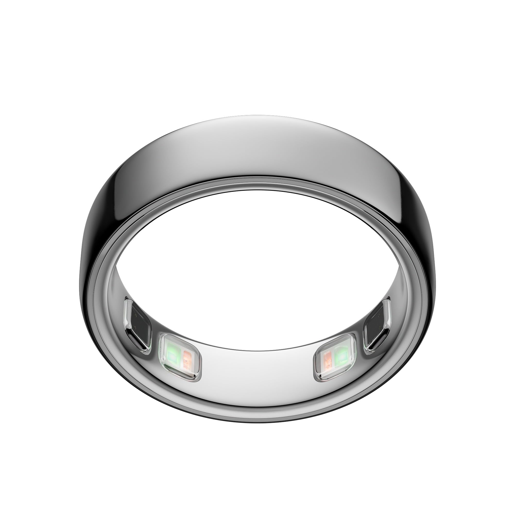 OURA Ring 5 Smart Ring - Silver - Size 8 - Fitness & Sleep Tracker | World’s Sma