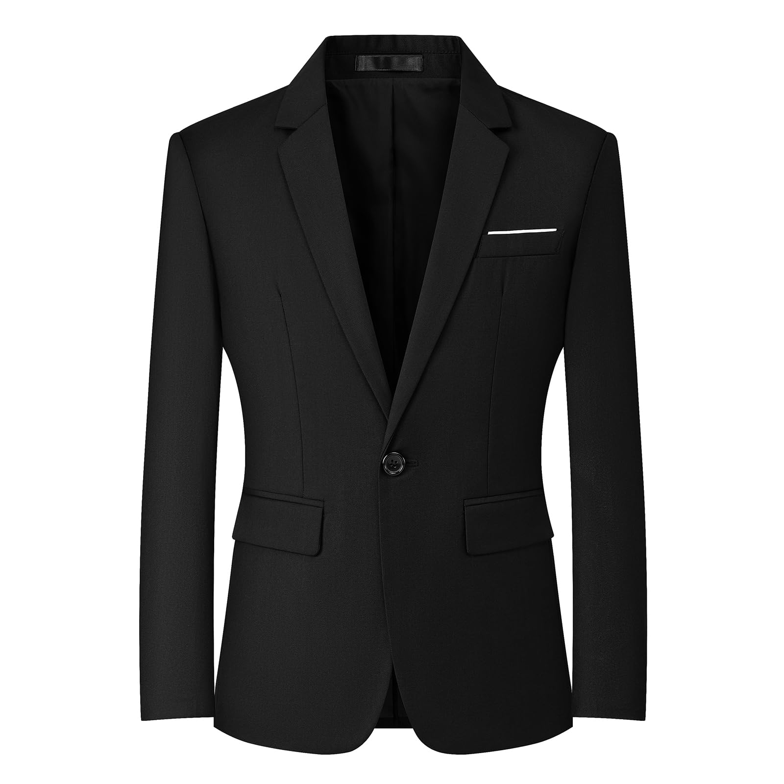 Mylldey Blazer Men Slim Fit Business Casual Men One Button Sport Coat Travel Jac