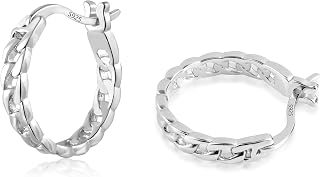 KISSPAT Hoop Earrings for Women, Hypoallergenic, 925 Silver, Gold, Earrings for Women and Girls