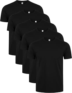 Lower East Herren-T-Shirt mit kurzem Ärmel aus Baumwolle,Rundhalsausschnitt