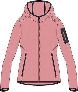 CMP Women's Women's Knit-tech Jacket With Fixed Hood Women's Knit-Tech Jacket with Fixed Hood