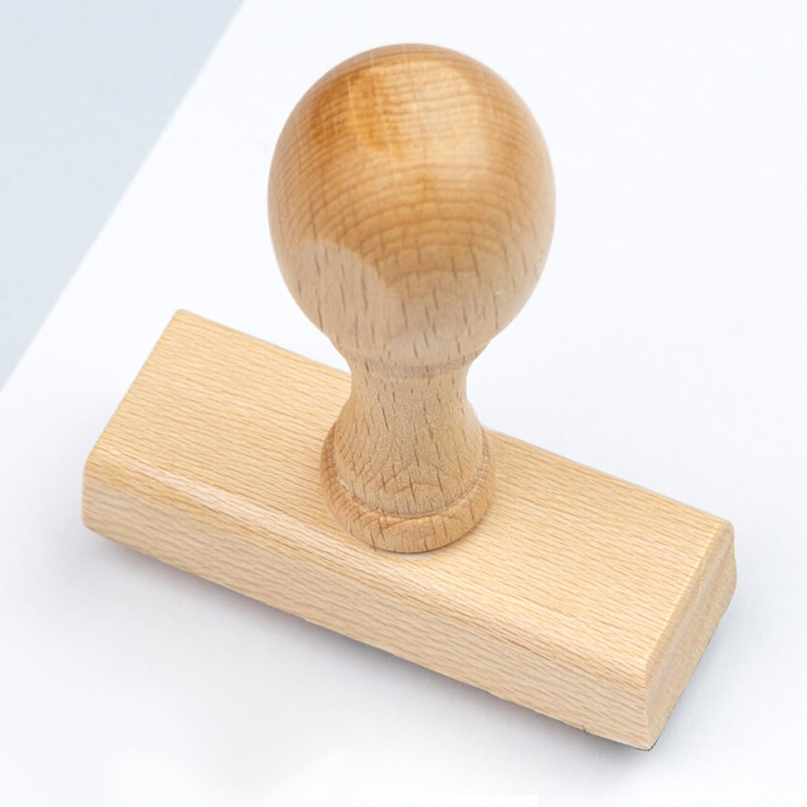 Personalized Wood Stamp, Custom Rubber Stamp for Business, Up to 5 Lines of Text