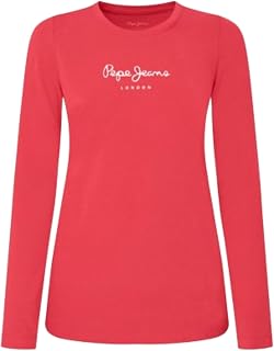 Pepe Jeans Women's New Virginia Ls N T-Shirt (Pack of 1)
