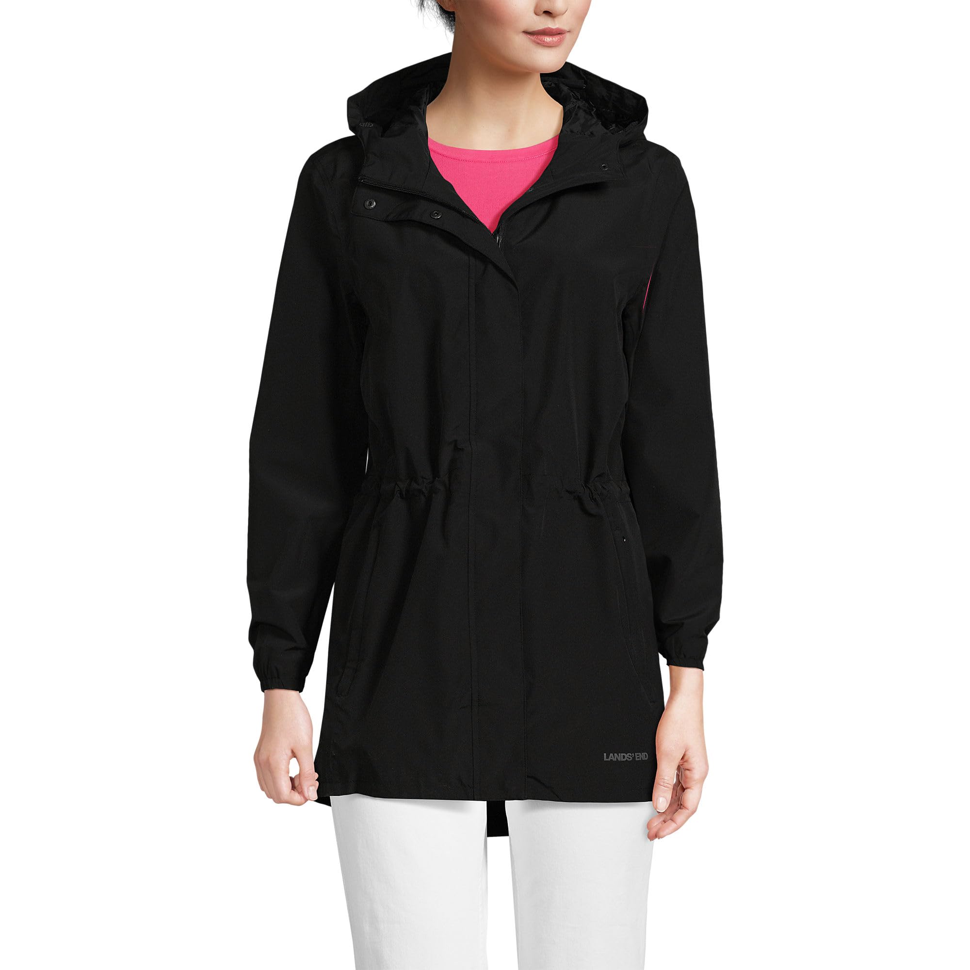 Lands' End Squall Packable Waterproof Raincoat