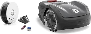 Husqvarna Zenoah Robotic Lawn Mower Automower (Automower) Aspire R4 (Black) with S Kit, Suitable for Home Use, Covers 400㎡, Reduces Lawn Mowing Time