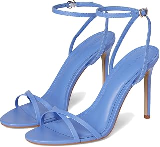 Steve Madden Jypsey, Sandalia con talón Mujer, Azul Oscuro, 35 EU