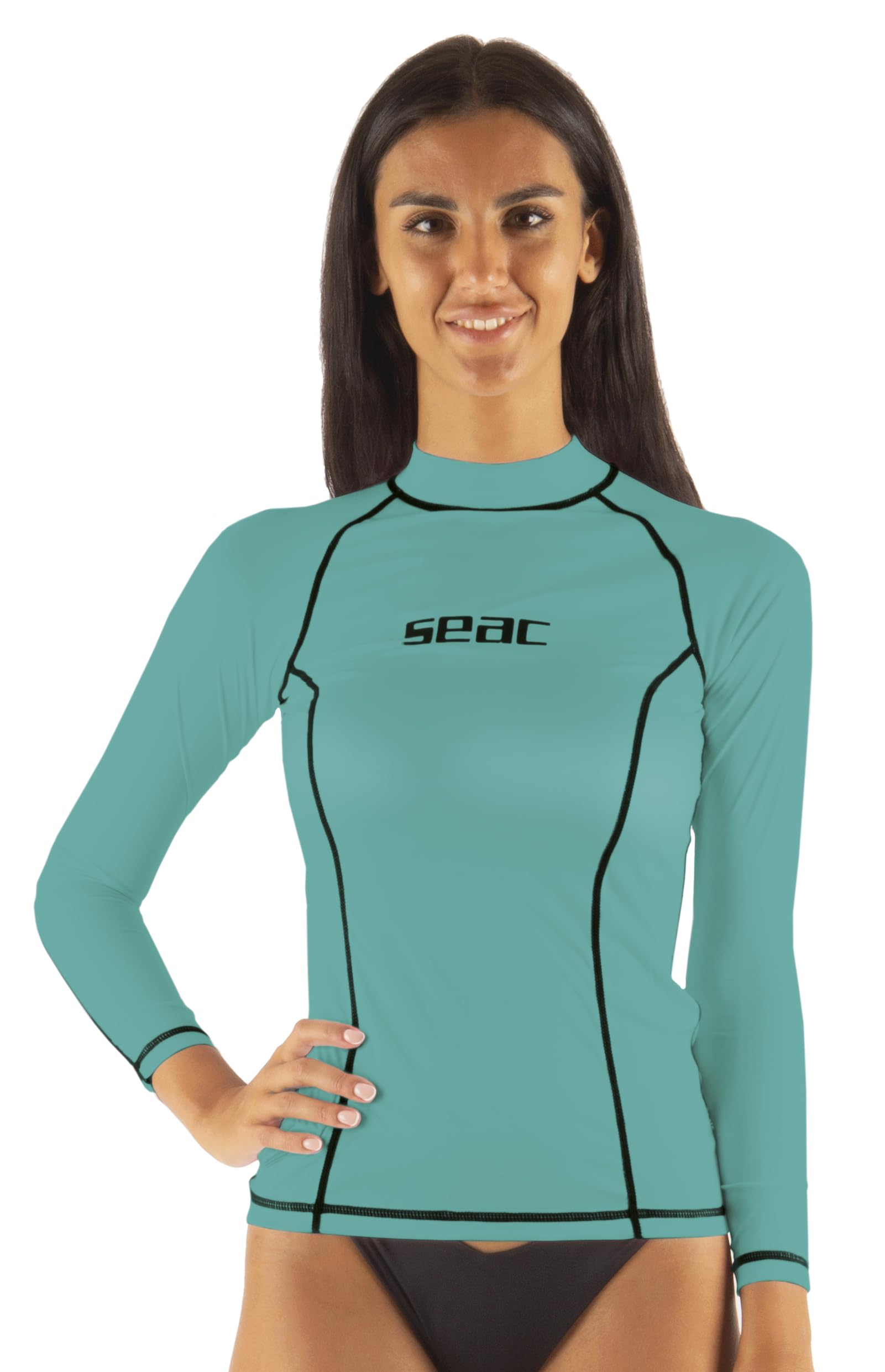 Seac T-Sun Long Women's Protective Rash Guard Diving Shirt for Snorkeling and Sw