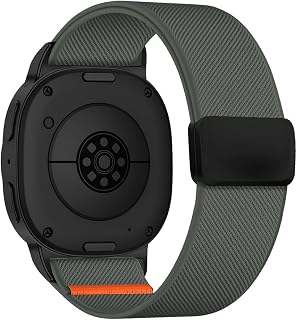 Nylon Elastic Magnetic Bands for Samsung Galaxy Ultra/Galaxy Watch 8 Band 40mm 44mm/8 Classic 46mm Men/Women, Elastic Fabric One Click No Gap Sport Strap